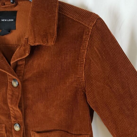New Look Women's 2 Burnt Orange Suede Jacket - Picture 4 of 8
